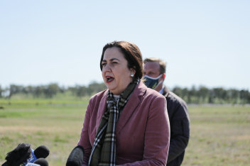 Annastacia Palaszczuk defended her closed border with an emotive claim about the danger to young children.