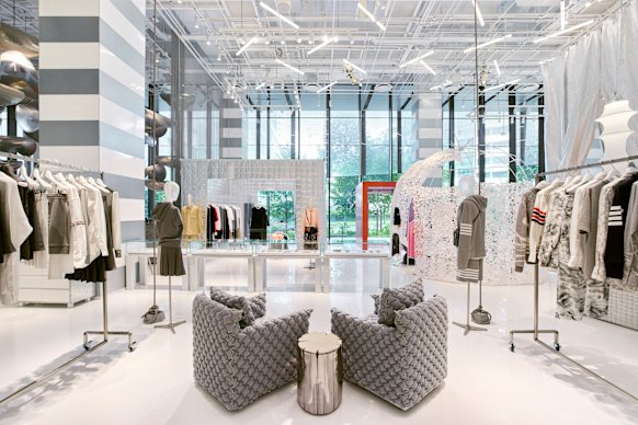 The hotel has its own department store, of sorts, featuring designs from Ong’s Club 21.
