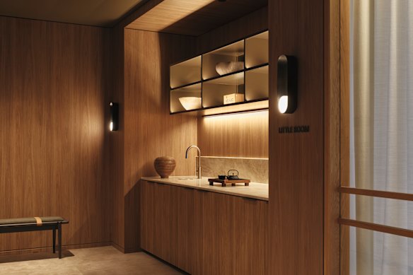 Japanese-style minimalism on show in the Little Room.