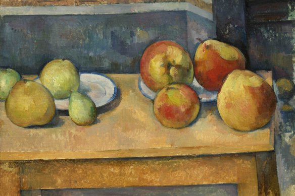 On display in Brisbane: Paul Cézanne ‘Still Life with Apples and Pears’, c1891–92. 