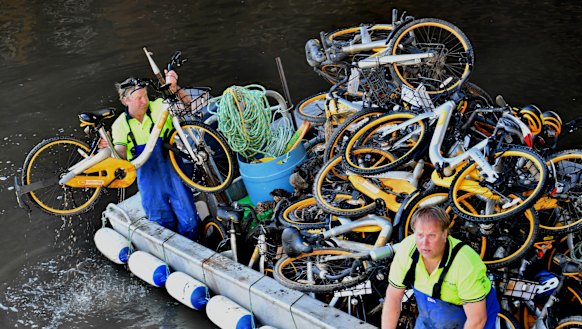 The problem with oBikes ...