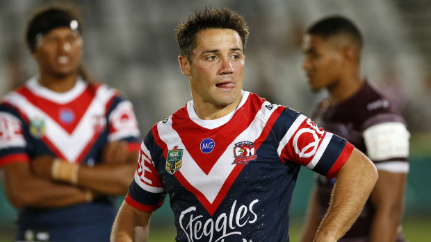 Tri-colours debut: Cooper Cronk after the NRL pre-season match against Manly.