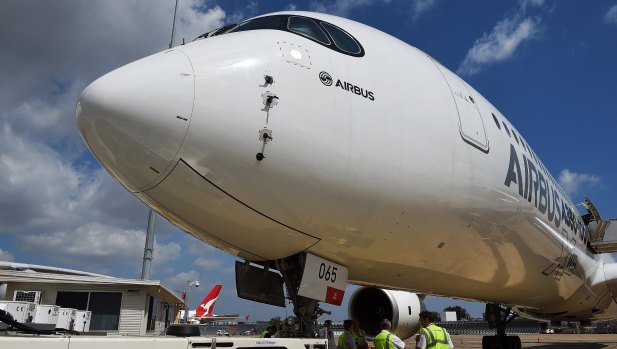 Airbus' ultra-long haul aircraft are able to fly further due to their light-weight carbon-fibre composite fuselage.