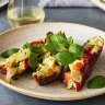 Adam Liaw’s vegetable frittata.