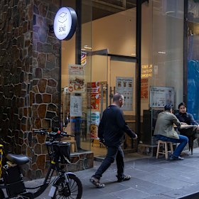 Outside the Healeys Lane restaurant.