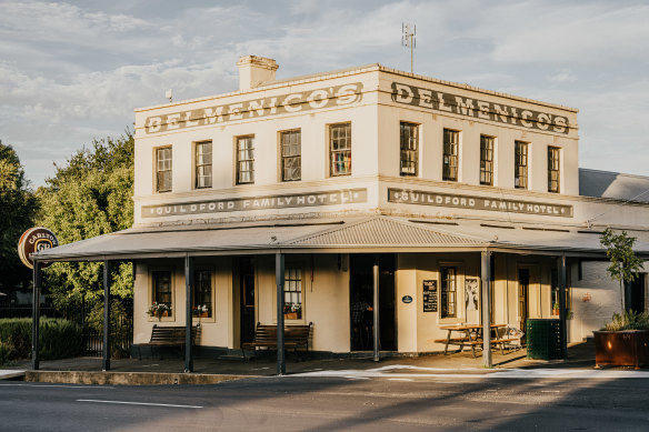 Exterior of the Guildford Family Hotel.