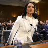 Tulsi Gabbard, President Donald Trump’s choice to be the Director of National Intelligence, arrives to appear before the Senate Intelligence Committee for her confirmation hearing on Capitol Hill Thursday, Jan. 30, 2025, in Washington. (AP Photo/John McDonnell)