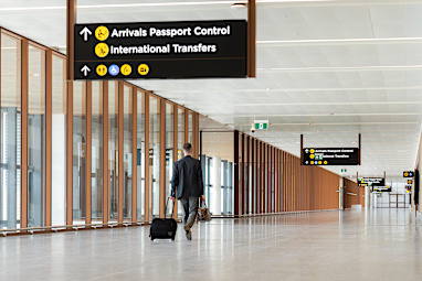 Western Sydney International (Nancy-Bird Walton) Airport is in the west of the city, close to Penrith.