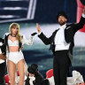 Travis Kelce joins Taylor Swift on stage as fans go wild in London