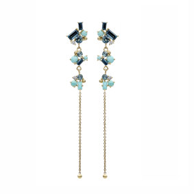 These earrings are part of a collection inspired by the NSW South Coast marine flora.