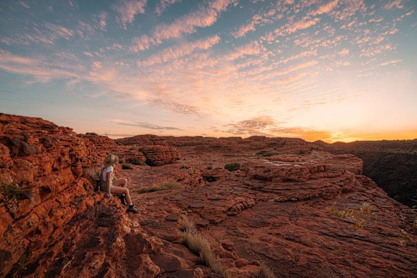 The West MacDonnell Ranges form the dramatic spine of Central Australia.