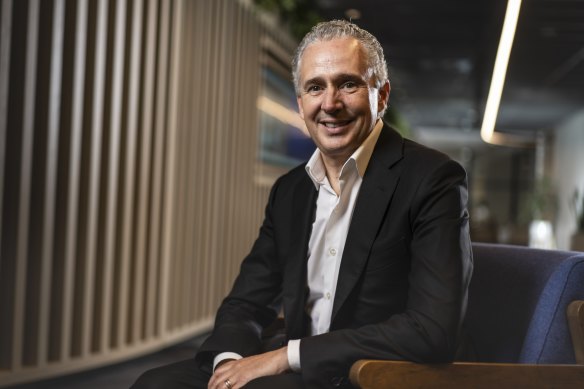Telstra chief Andy Penn said regulatory changes had enabled far superior SMS blocking.