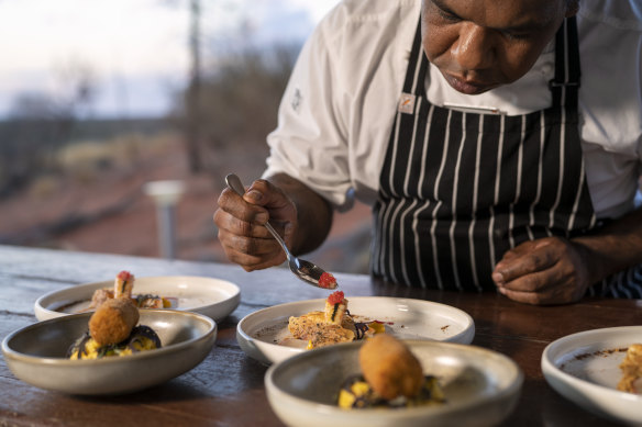 Tali Wiru chef Marcellus Ah Kit works with the native flavours and ingredients he grew up with.