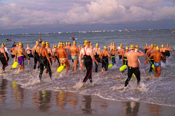 The Port to Pub swim is celebrating 10 years since its inception.