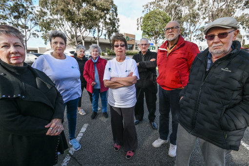 Fitness and friendship: Some of the Karingal Hub Walkers.