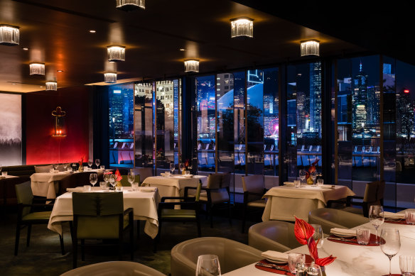The Steak House has the same stunning views as Cantonese fine diner Lai Ching Heen.