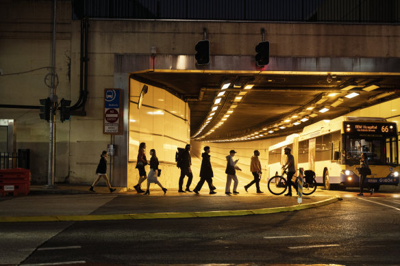 Brisbane takes on a different shade after dark.