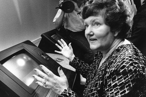 Former premier Joan Kirner in 1990. 