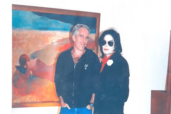 Jeffrey Epstein with Michael Jackson.