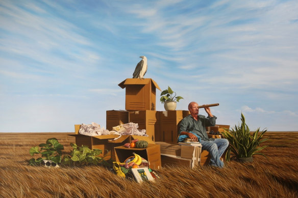 Joshua Cocking’s self-portrait, The Inward Urge.