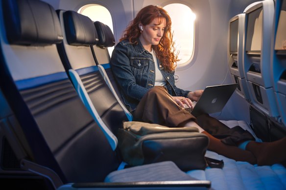 United’s Relax Row will eventually be available on 200 of the airline’s planes.