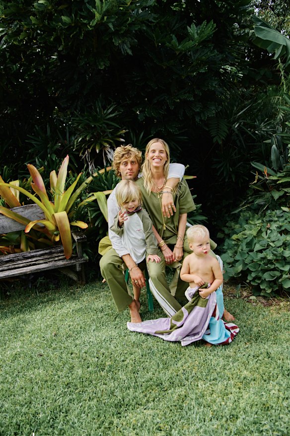 Folk wears Lucy Folk shirt dress, pants and jewellery. Cauchi wears his own top and Lucy Folk pants. Malon wears Ziggy Zaza T-shirt and pants. Lala wears Lucy Folk sarong.