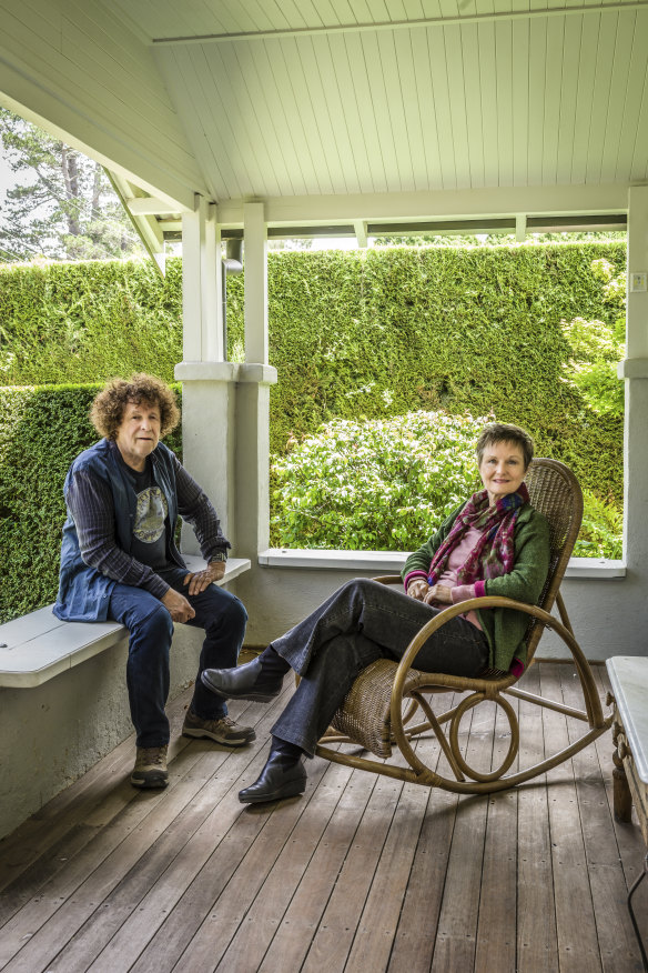 Former pop star Leo Sayer and fellow Berrima resident Penny Piccione. “Our lives changed completely,” says Piccione, recalling the time they learnt about the planned mine.