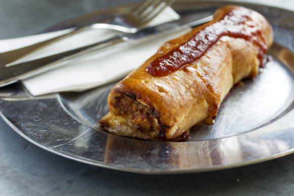 The pork and fennel sausage roll from Bourke Street Bakery has been voted Sydney's favourite sausage roll. 