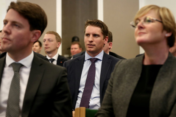 Colleagues say Andrew Hastie is an ambitious man who has further to climb. 