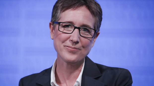 ACTU secretary Sally McManus at the launch of the 'Change the rules' campaign.
