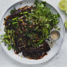 Karen Martini’s Vietnamese beef stir-fry with spring onion, green chilli and toasted rice
