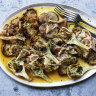 Neil Perry’s veal escalopes with artichoke and prosciutto