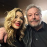 Richard White with wife Zena Nasser. The couple married last July.