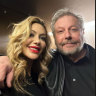 Richard White with his wife, Zena Nasser. The pair married in the US in 2024.