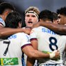 It hasn’t been a great time for the Waratahs forwards.