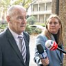 Chris Dawson arrives at the NSW Supreme Court on Monday.