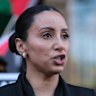 SMH: Antoinette Lattouf at Supreme Court of NSW on the decision by the Federal Court in her unlawful termination case. Lattouf addresses media after the court found in her favour.

