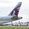 Flights from Perth-Doha have been cancelled until at least Wednesday.
