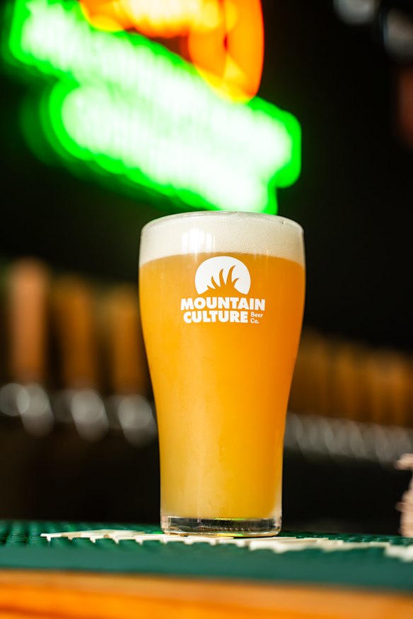 One of Mountain Culture’s hazy ales.
