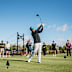 Ricky Ponting showing off Country Club Tasmania’s new back nine.