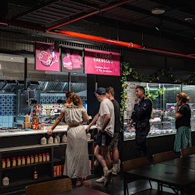 Il Texas Barbecue is found inside Melbourne’s Il Mercato Centrale.