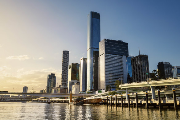 Award-winning photographer Adam Ferguson captured this image of the city for Brisbane Times.