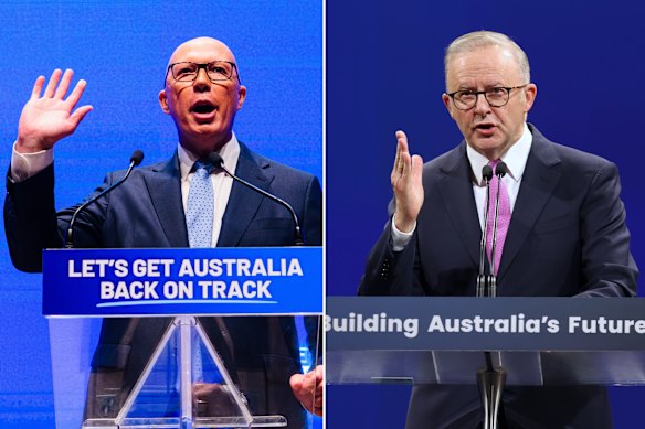 The launches for the Liberal and Labor parties followed very similar formats.