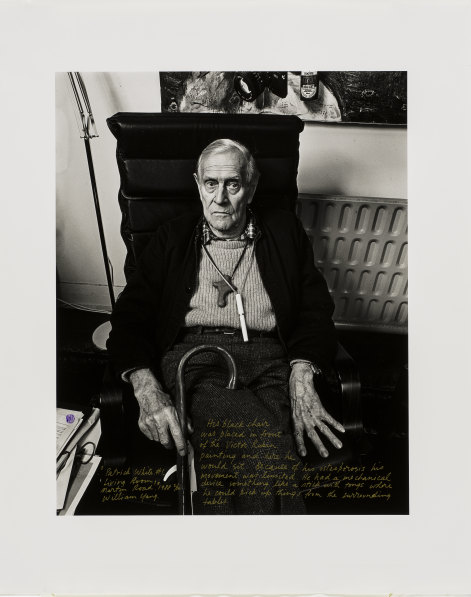 Patrick White #1, living room, Martin Road, 1988.
