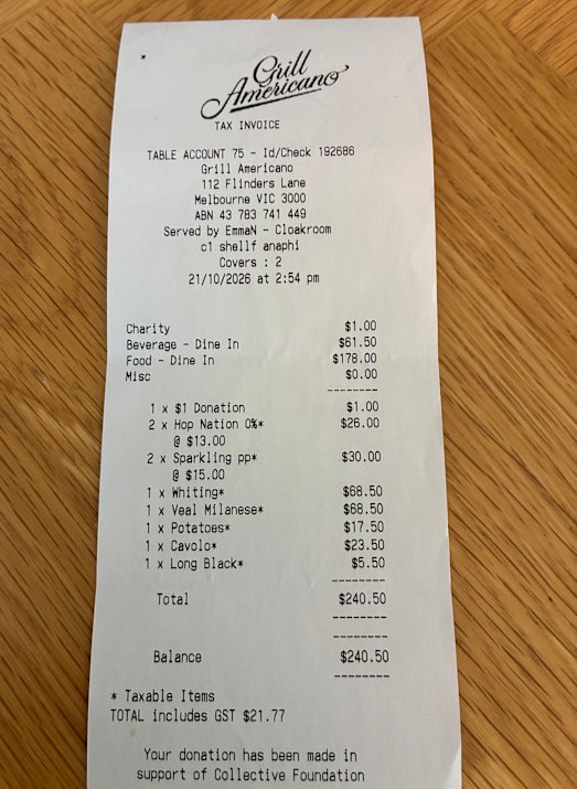The bill