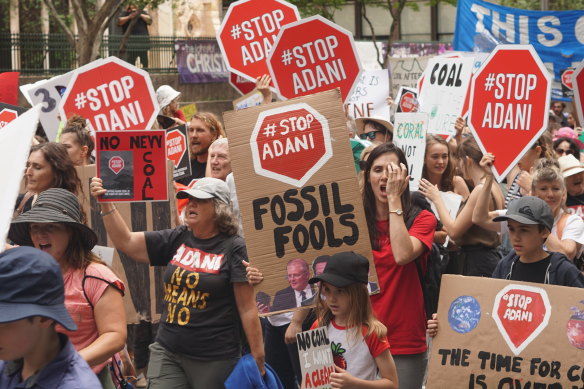 The Adani project has attracted widespread public opposition.