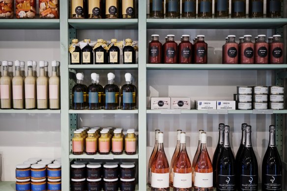 Inside Blakeaway’s boutique grocer in South Yarra.