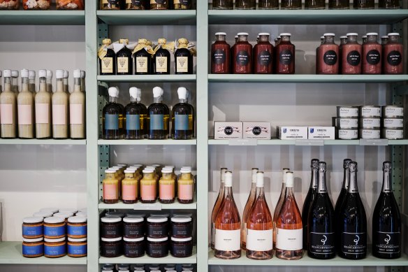 Inside Blakeaway’s boutique grocer in South Yarra.