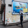 Kassel Germany Billboards and other materials protesting K+S saltworks proposal for Exmouth Gulf region 