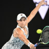 Ash Barty on fire. 